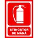Placuta pentru stingator de mana